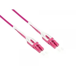 Alcasa LW-U8005LC4 InfiniBand/Glasfaserkabel 0,5 m 2x LC Violett