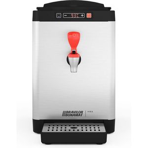 Bravilor-Bonamat Heißwasserspender HWA 3, bis 100°C, mit Festwasseranschluss, 2000 Watt, Metall, silber, 3 Liter