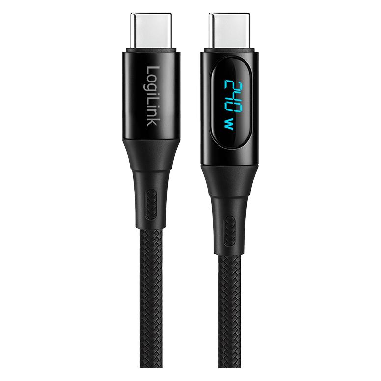 LogiLink USB C - USB C (2 m, USB 2.0, 240 W) (CU0447)