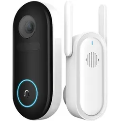 imilab, Klingel + Türsprechanlage, *Video doorbell white (Kabellos, WLAN)