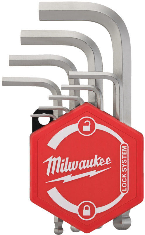 Milwaukee 4932492399 Set chiavi esagonali a brugola compatte a testa sferica 9 pezzi