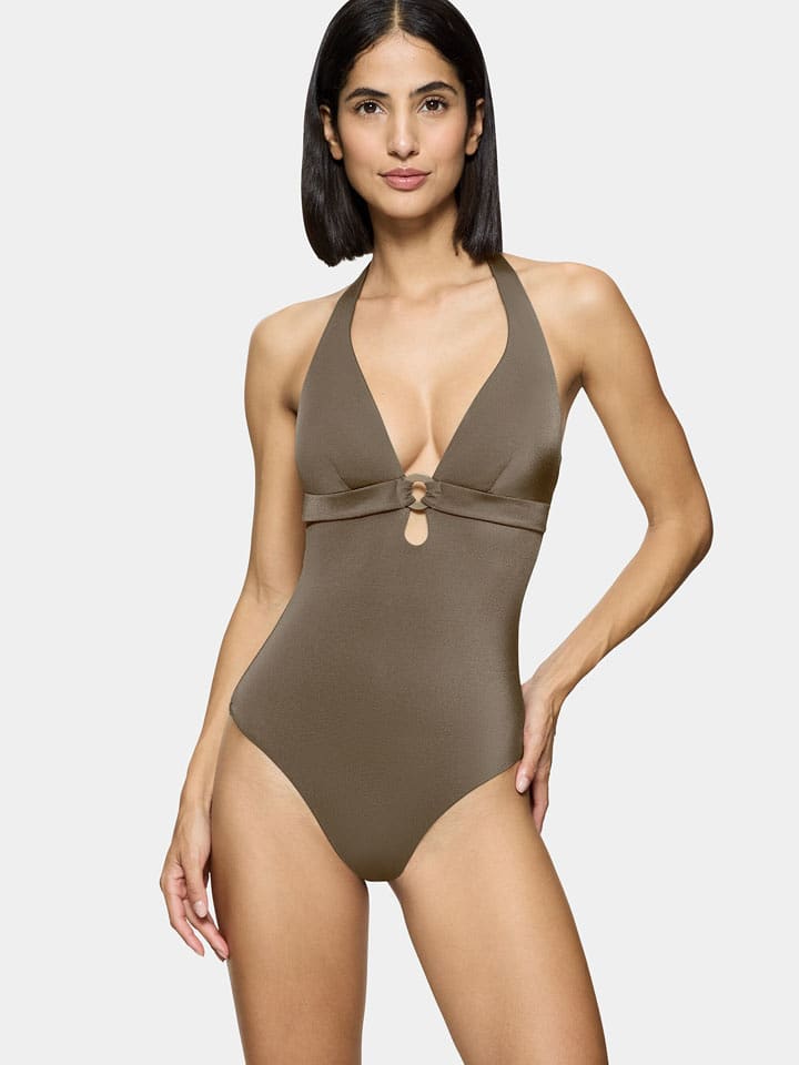 Triumph Badeanzug "Midnight Swim" in Khaki - 38B-Cup