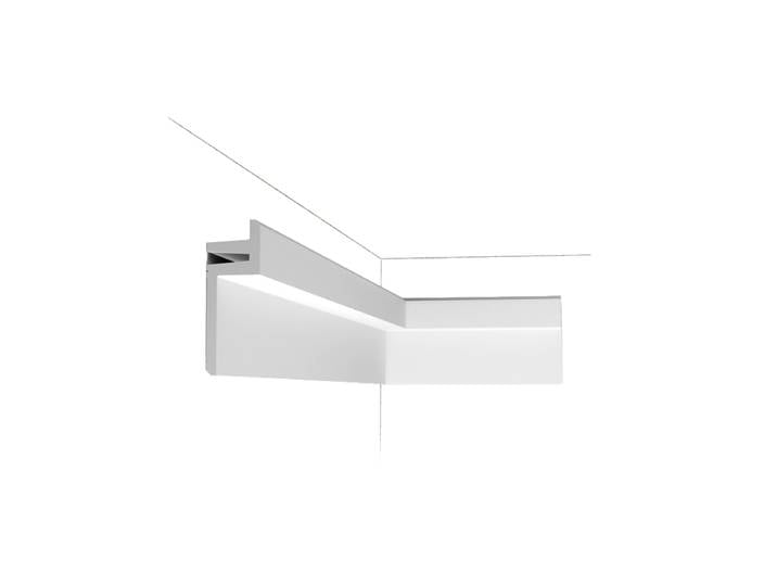 Deko-Wandprofil „LINEAR LED C 382 L3“ für Indirekte Beleuchtung - 200 cm weiss Orac Decor