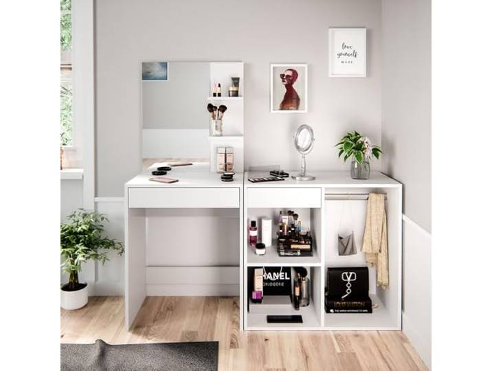 Vicco Kaptafel Isabelle , Wit 140 cm