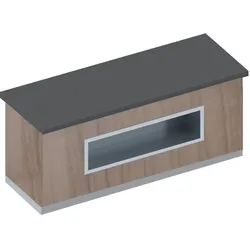 Neutraler buffetschrank nm-finish - 1650x850x900 mm - 11246NM0 Eurast