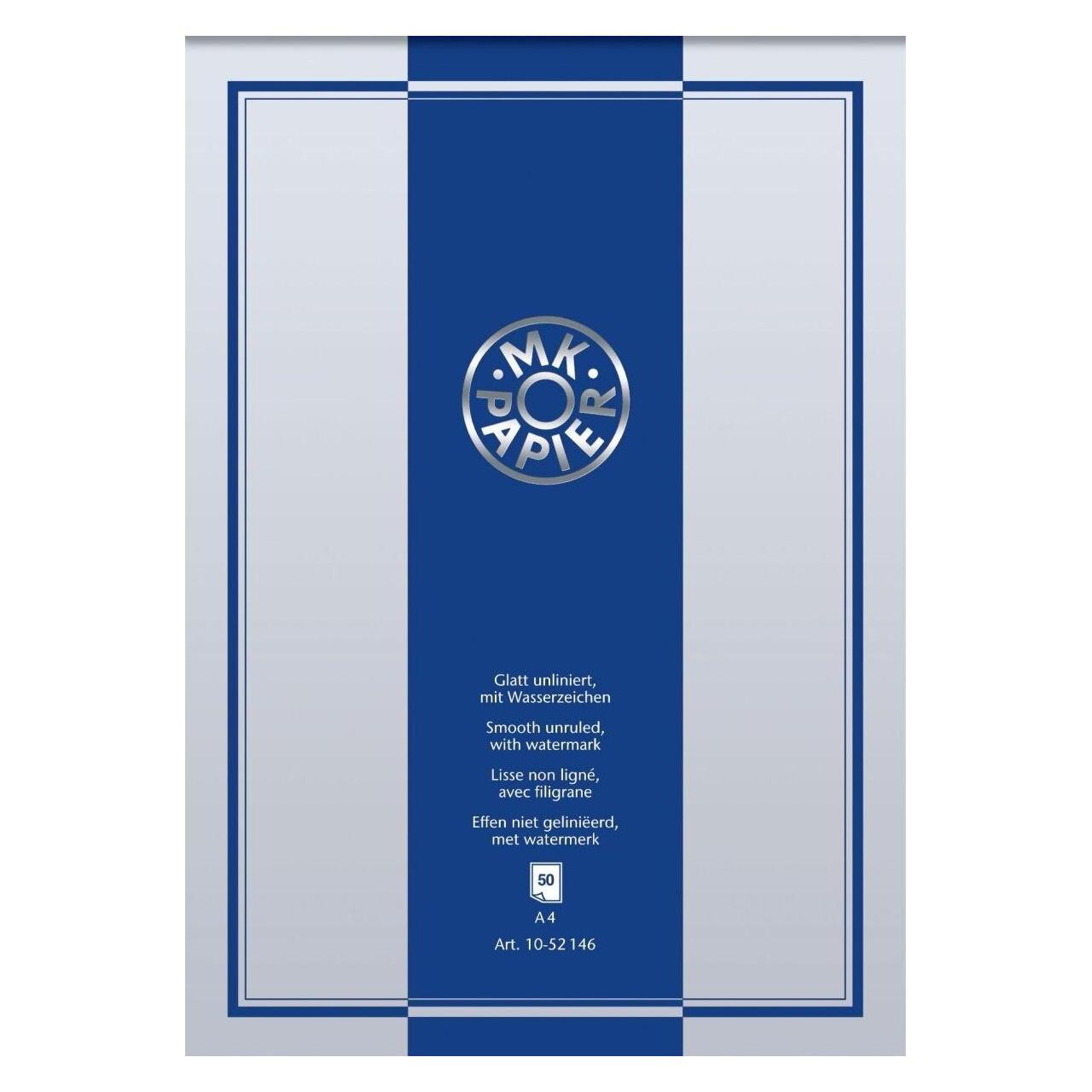 Brunnen Briefpapier mit Wasserzeichen MK Papier weiss DIN A4 80 g/qm 1 Block (1 Stk.) (10-52146)