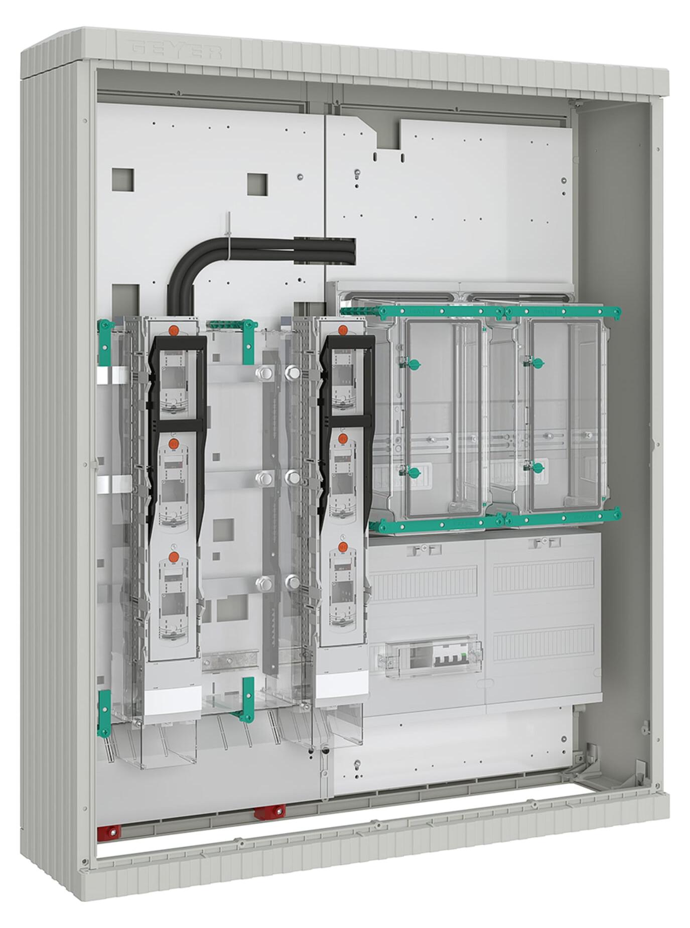 ABN BRAUN AG SIF Wandlerschrank ABNSG132X0803 250A TAB E.DIS Zu/Ab=NH2 2xLeerplatz