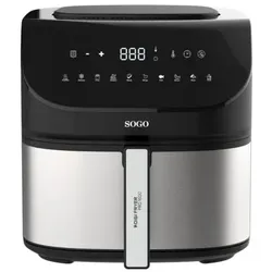 SOGO Heißluftfritteuse 8L Edelstahldesign FRE-SS-10875