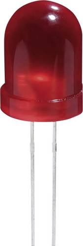 Kingbright JUMBO-LED ROT 8MM LED bedrahtet Rot Rund 8mm 3 mcd 60° 20mA 2V