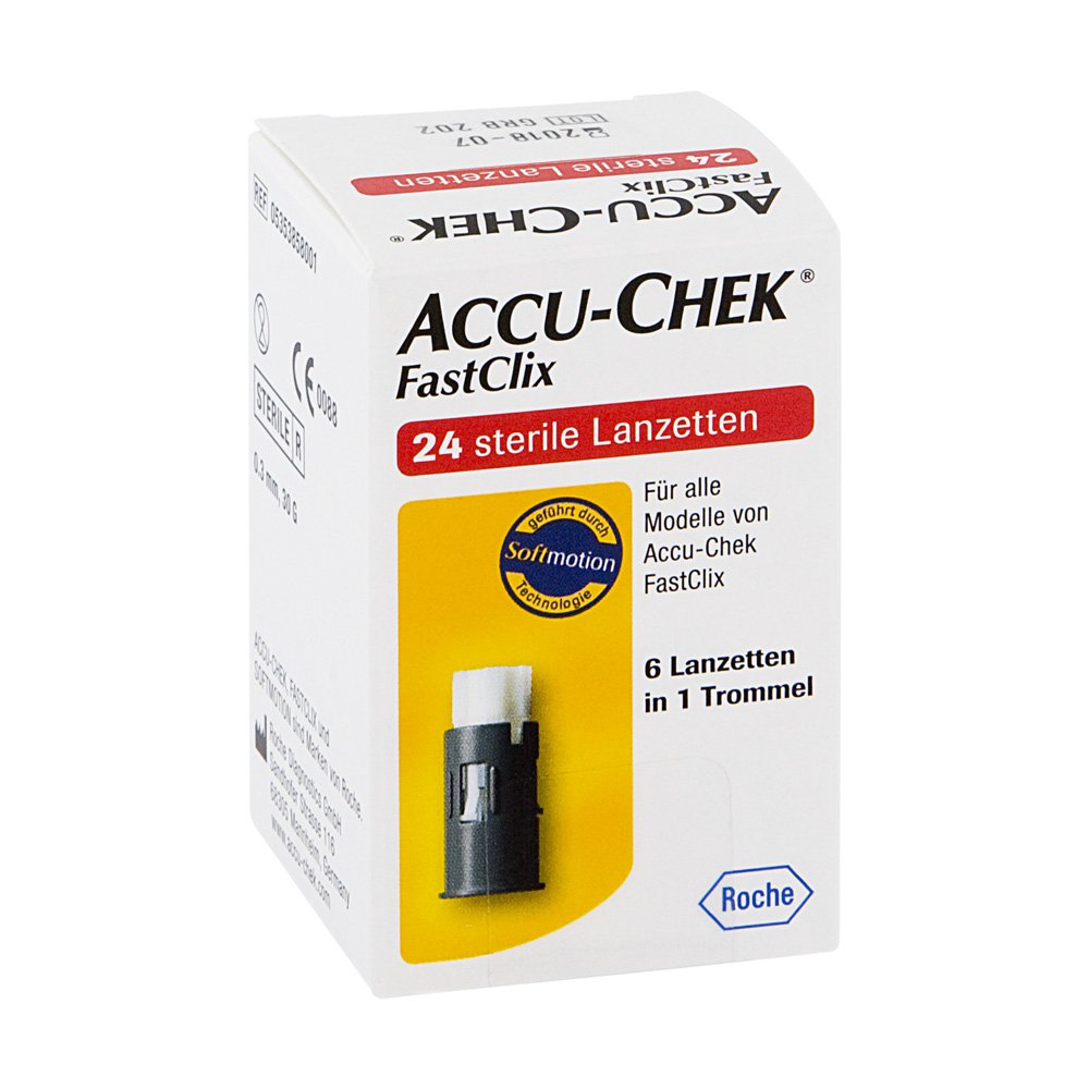 Roche Diagnostics Deutschland GmbH Accu Chek Fastclix Lanzetten 07234971