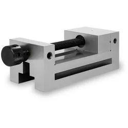 EBERTH Präzisionsschraubstock 125 mm, Spannweite 160 mm, aus Stahl, Profi-Werkstattschraubstock für präzise und vielseitige Arbeiten