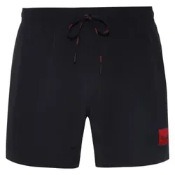HUGO Badehosen Dominica Recycled Swim Shorts Schwarz Polyester Medium Herren