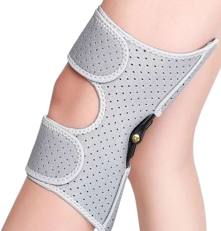INF Kniebandage Booster Unterstützung - Einzeln, Universalgröße für Sport & Alltag Grau