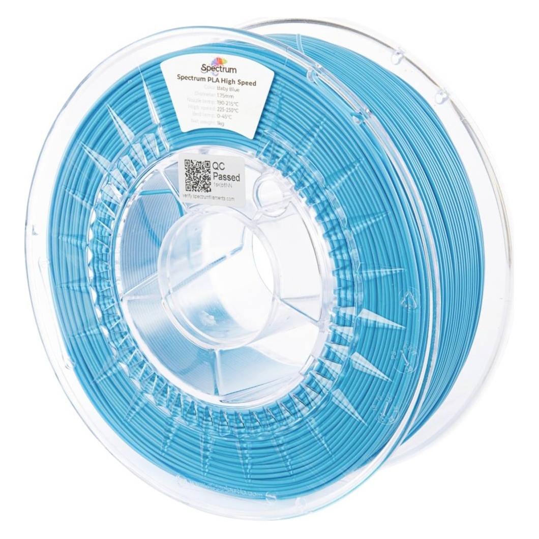Spectrum Filament . PLA Premium High Speed . BABY BLUE . 1.75mm . 1kg (PLA, 1000 g, 1.75 mm) (81062)