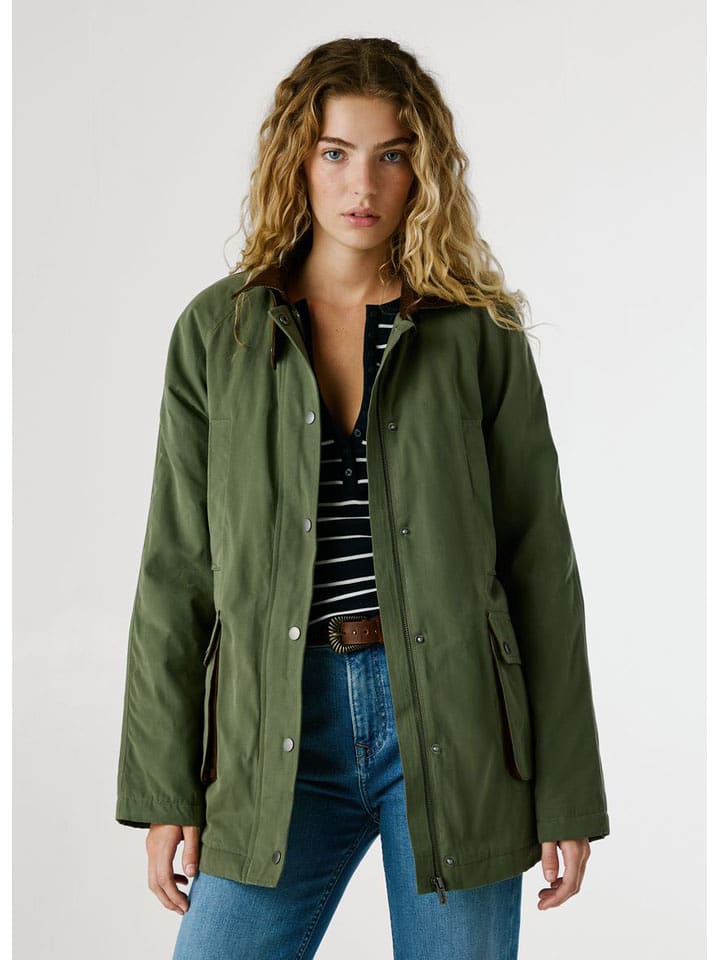 Pepe Jeans Übergangsjacke in Khaki - M