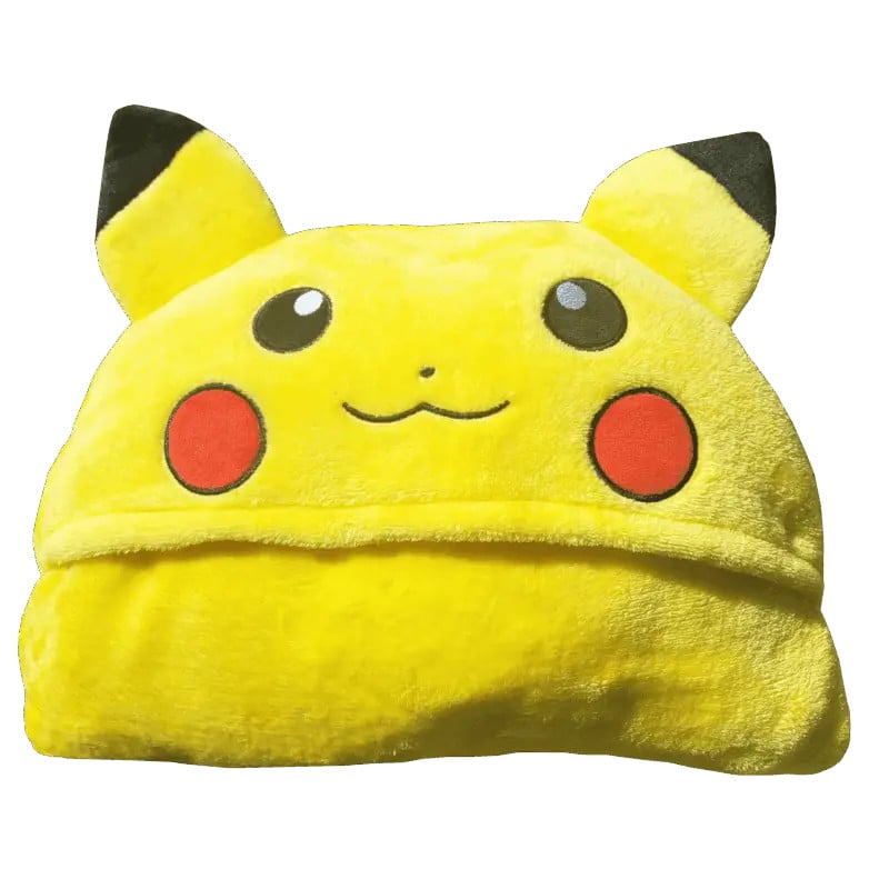 Pokemon Pikachu fleece plaid voor kinderen, 120 x 150 cm
