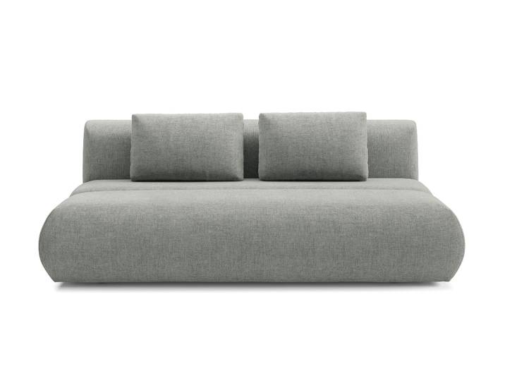 Masseno Sofa ATOMO mit Schlaffunktion, Ausziehbares Bettsofa - Grau, WIND 90