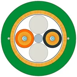 Siemens 6XV1861-2D PCF Trailing Cable GP 200/230, aufteilbar, PVC Außenmantel, UL, Meterware 6XV18612D  - 20 Meter