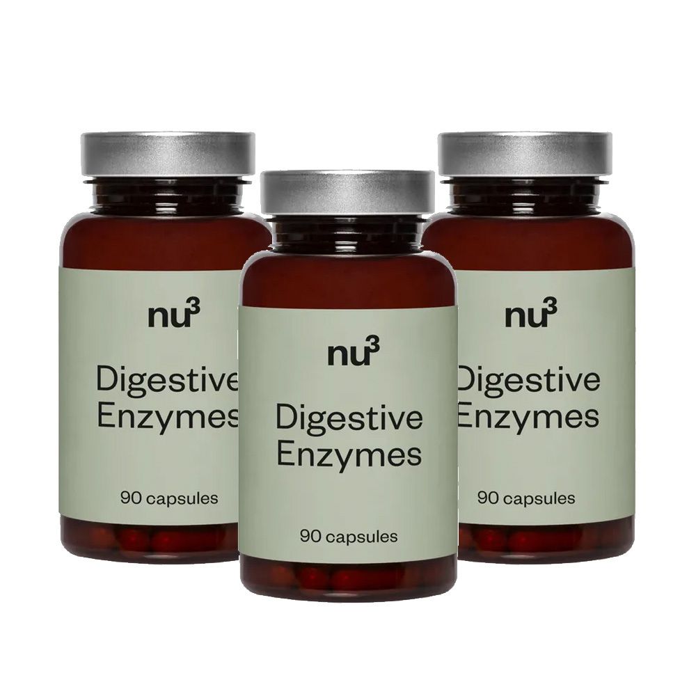 nu3 Premium Digestive Enzymes 3er-Set 3x90 St Kapseln