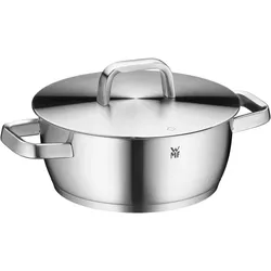WMF Bratentopf stahlgrau, Pfanne + Kochtopf, Silber, Grau