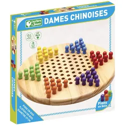 Jeujura Chinesiche Dame aus Holz (Deutsch, Englisch, Französisch, Italienisch, Niederländisch, Portugiesisch, Spanisch, 2 - 6 Spieler)
