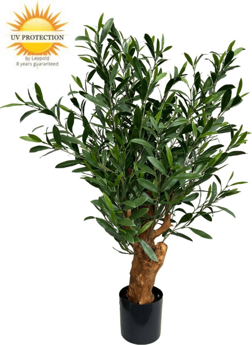 Olijf Bonsai kunstboompje Deluxe 90cm UV-bestendig