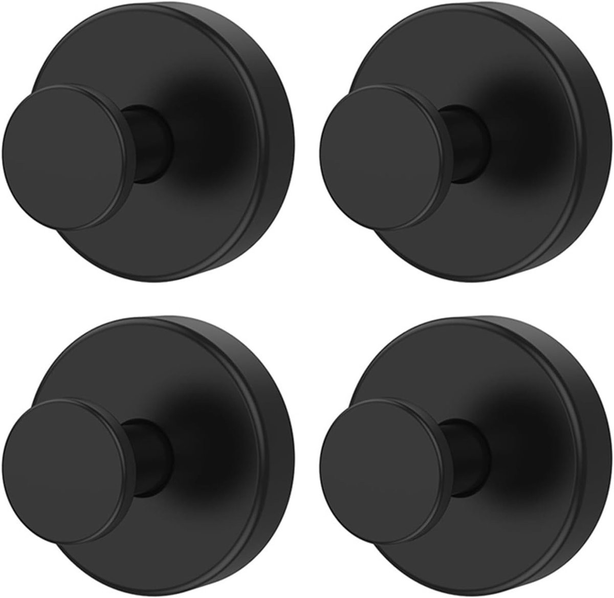 Set van 4 extra sterke zuignap haken voor badkamer en keuken, waterdicht en roestvrij