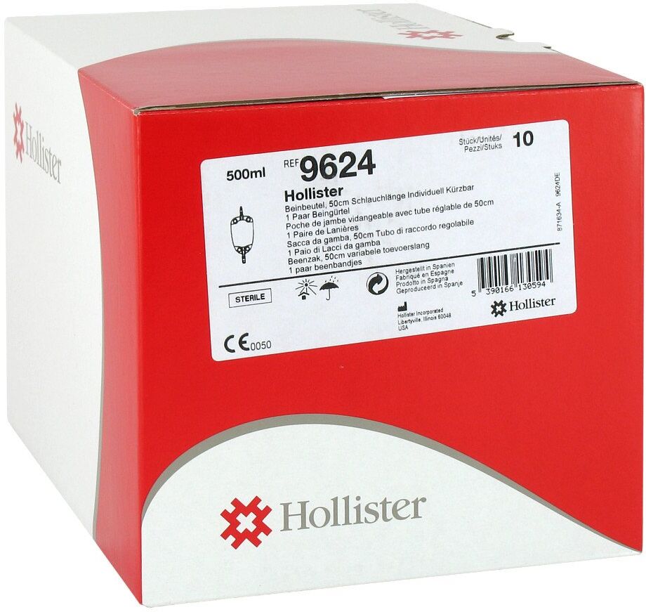 Incare Beinbeutel steril 9624 50cm Schlauch 10X500ml