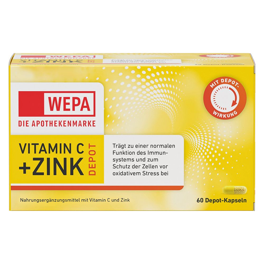 Wepa Vitamin C+Zink Kapseln 60 St