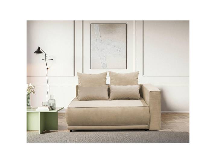 Mid.you Récamiere Iga, Creme, Kunststoff, Füllung: Schaumstoff, 168x73x99 cm, Made in EU, Wohnzimmer, Sofas & Couches, Sofas, Recamieren