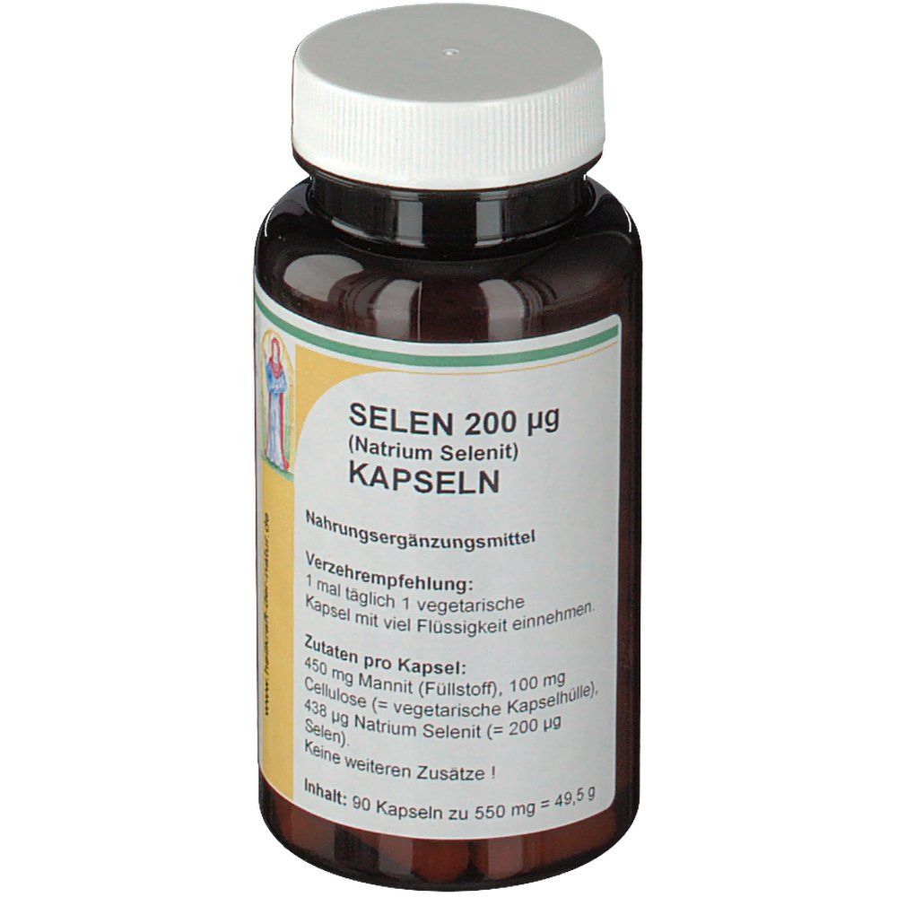 Selen 200 µg Natriumselenit Kapseln 90 St