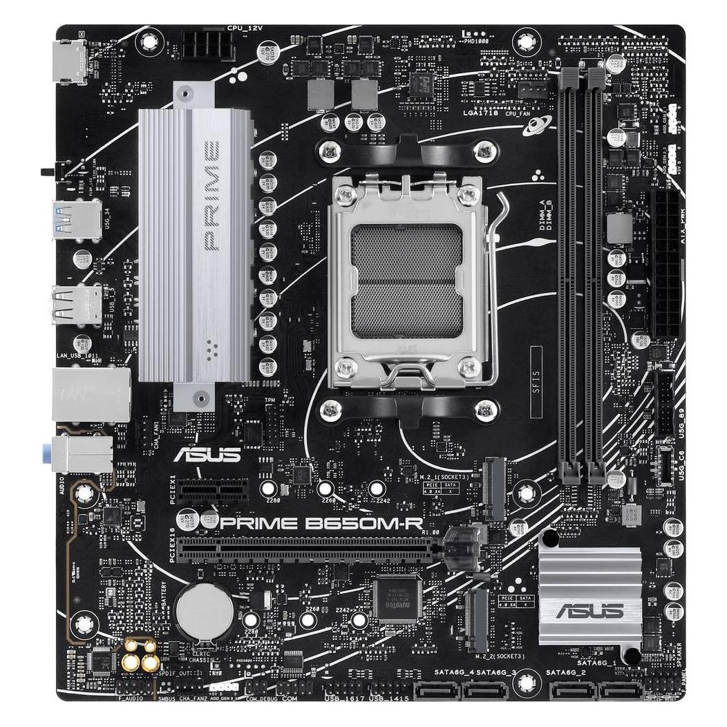 ASUS PRIME B650M-R (AM5, AMD B650, mATX) (90MB1H30-M0EAY0)