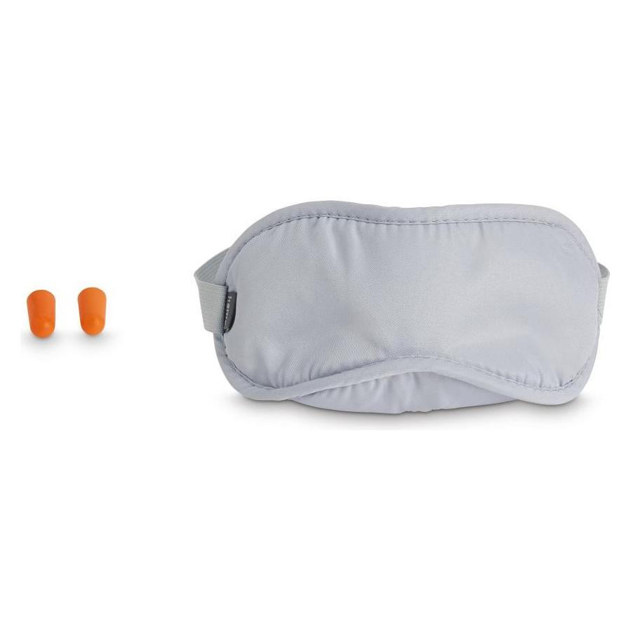 Hama Gepolsterte Schlafmaske mit zwei Ohrstöpseln, Grau (00178166)