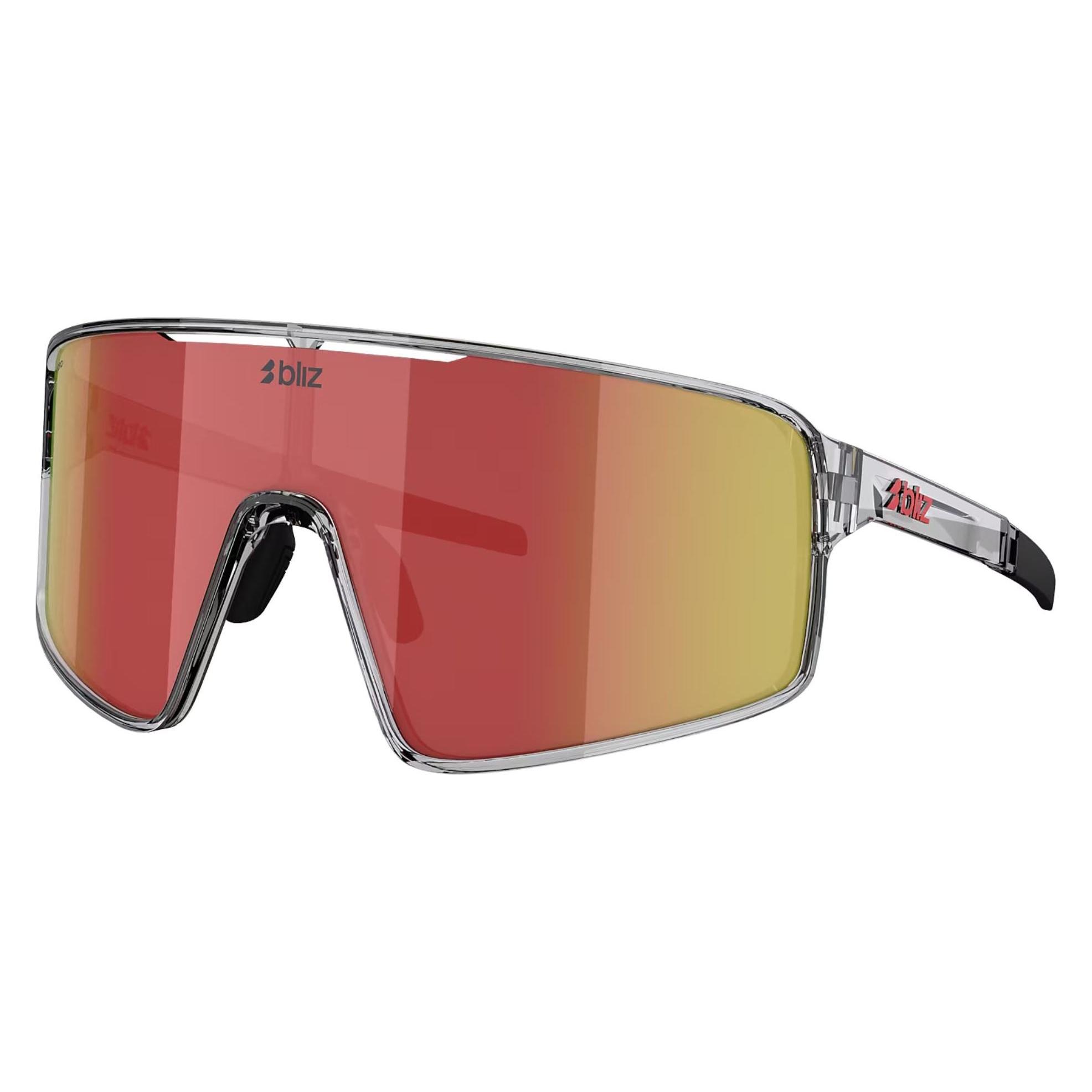 Bliz P001 (Dunkelgrau Transparent, Transparent Grau, Brown w Red Multi, Red) (0ZB7015-701518)