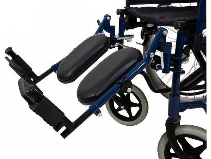 Able2 Comfort beensteunen - Rolstoelaccessoire - Traploos verstelbaar - Zwart