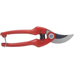 Bahco, Gartenschere, 15-mm-Bypass-Rebschere mit Griff aus gestanztem/gepresstem Stahl und geradem Schneidekopf, 190 mm