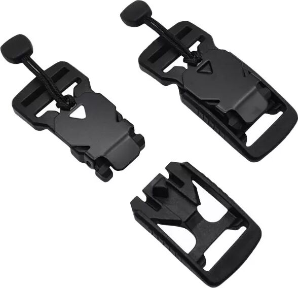 INF 2er-Pack Magnetische Schnallen Schwarz – Schnellverschluss für Taktische Rucksäcke und mehr Modell 13