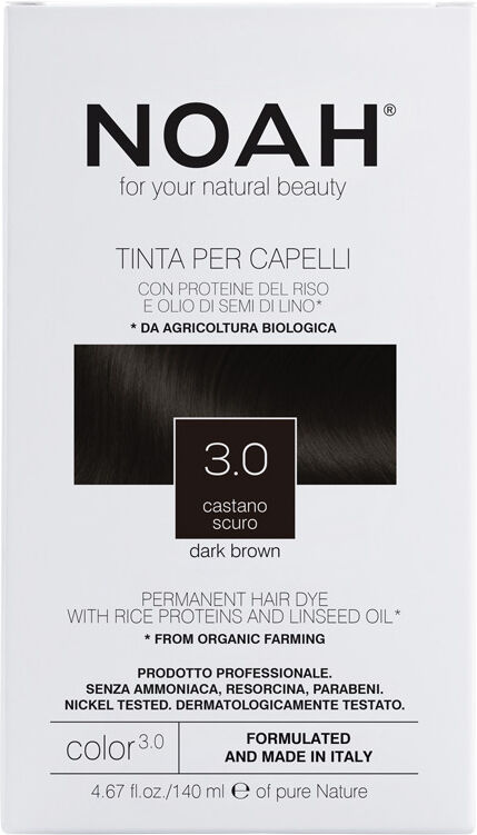Noah Hair Coloring Kit 140 ml Castaño Oscuro