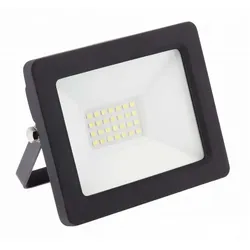 30w LED Außenbereich Strahler Leuchte IP65  in schwarz Eckig|Kaltweiß