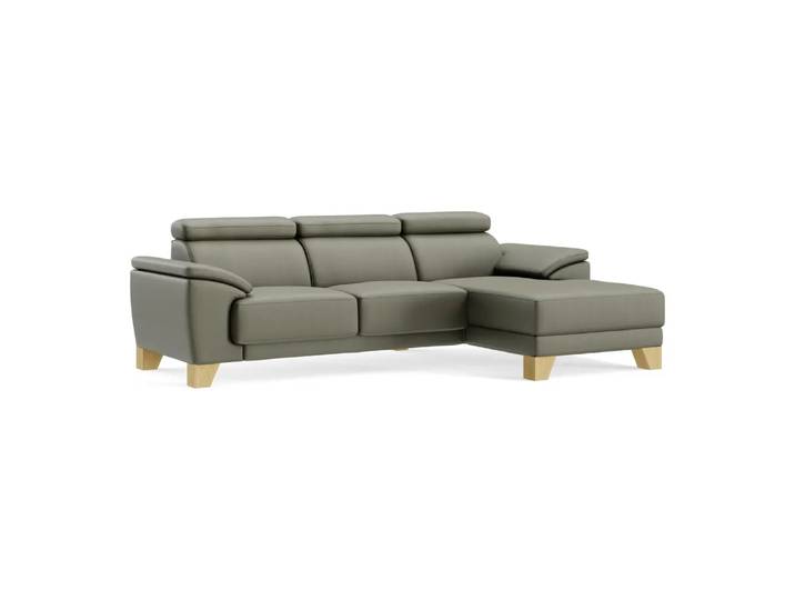 Ecksofa Lynn 2.0, Johann Jakob, kat. j, mercury oliv, Leder