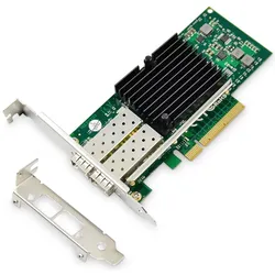 Digitus SFP 2 Port 10G PC/Expresskarte Intel JL82599ES Chipset Optical und Copper Module (Mini PCI Express), Netzwerkkarte, Silber