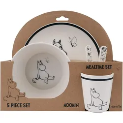 Moomin, Kindergeschirr + Kinderbesteck, Sketch Mealtime set