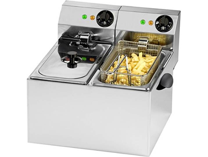 Saro 172 – 2040 friggitrice modello PROFRI 44, 8 L, 4000 W