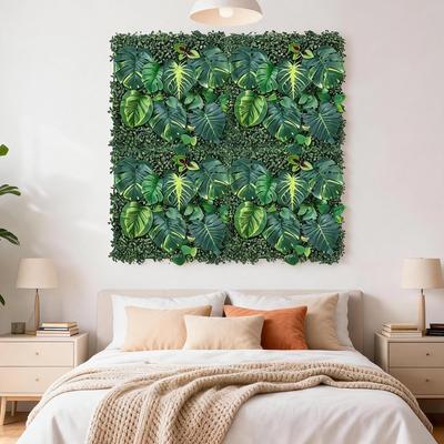 YUN Artificial Boxwood Panel, Faux Ivy Privacy Fence and Greenery Backdrop for Indoor Outdoor Decor