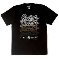 Gretsch T-Shirt Script Logo Black S - T-Shirt