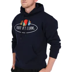 Fruit of the Loom Fruit of the Loom Kapuzenpullover mit großem Vintage-Logo, deep navy, 2XL
