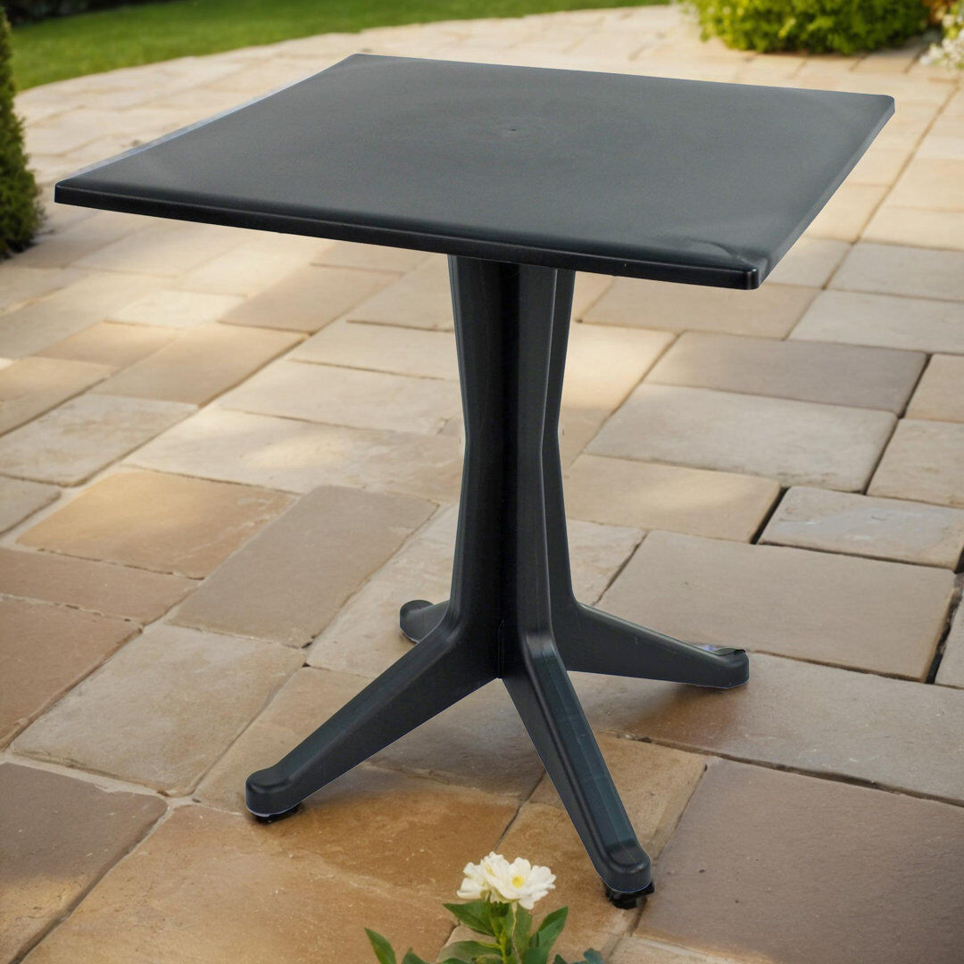 Ebern Designs Ponente Patio Garden Table Anthracite