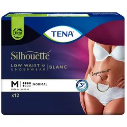 TENA Silhouette Normal M blanc 6X12 St