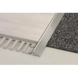 Schlüter Systems RENO-AEU Übergangsprofil Aluminium Aluminium natur matt eloxiert Höhe: 12,5 mm Länge: 2,50 m