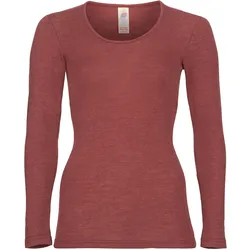 Engel, Damen, Funktionsshirt, Women's Unterhemd L/S (XL), Kupfer, Rot